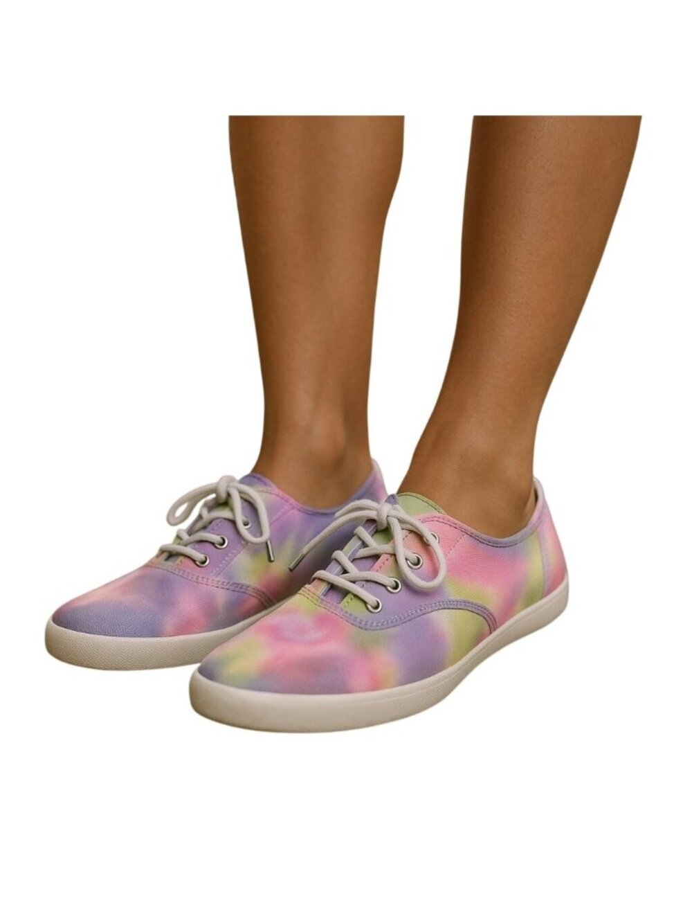 Reef Bella Costas Ocean Mist 2 Pink Purple Yellow Tie Dye Flat Sneakers Shoes  S